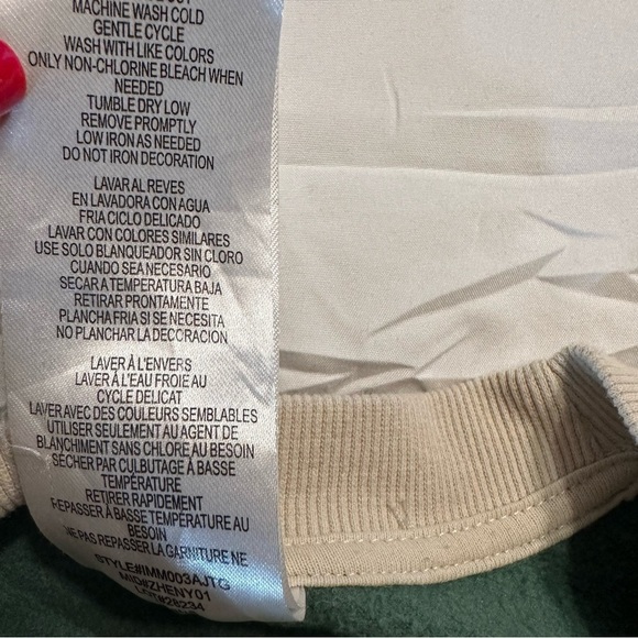 Isaac Morris Limited Sweatshirt Womens Size XS Green Ski Vermont Graphic(j10 - Picture 9 of 12